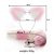 (LB3026) Kit Fantasia Erótica com 2 Peças - Branco com Rosa - Imagem 2
