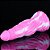YGB60-DILDO WOLF- BRANCO E ROXO - Imagem 6