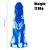 YGB-60 DILDO WOLF - BRANCO E AZUL - Imagem 2
