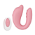(G621) Vibrador de Casal Formato de Golfinho com Controle Remoto - Rosa - Imagem 4