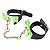 (LB3016) Kit Sado BDSM 6 em 1 - Verde Neon - Imagem 2