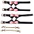 (LB3017) Kit Sado BDSM 6 em 1 - Rosa Neon - Imagem 8