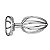 (LB3018P) Plug Anal em Aço Inoxidável Vazado - P - Imagem 3