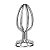 (LB3018P) Plug Anal em Aço Inoxidável Vazado - P - Imagem 2