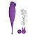 Sugador e Vibrador de Clitóris - Roxo (Wood) - Imagem 1