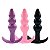 (LB6028) Plug de Silicone Jelly com Formato de Bolhas - 3 Cores - Imagem 1