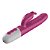 (A01-017B) Vibrador Rabbit Giratório Vem e Vai com Estimulador - Imagem 4