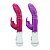 (ZXT-55R) Vibrador em Silicone Jelly - Recarregável - Duas Cores - Imagem 1