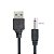 (P-1-PEQUENO) Carregador USB Ponta Fina Pequena - Preto - Imagem 2