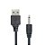 (P-1-PEQUENO) Carregador USB Ponta Fina Pequena - Preto - Imagem 1