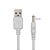 (DC25-2) Carregador Cabo USB Ponta Grossa Pequena - Branco - Imagem 2
