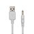 (DC25-2) Carregador Cabo USB Ponta Grossa Pequena - Branco - Imagem 1