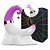 (USK-Z06) Vibrador e Sugador de Clitóris com Formato de Lua - 2 Cores - Imagem 1