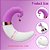 (USK-Z06) Vibrador e Sugador de Clitóris com Formato de Lua - 2 Cores - Imagem 3