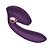 (KW-ZD080) Vibrador Alien Penetrável com Alça e Sugador de Clitóris - Imagem 3