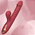 (SG-1231) Vibrador Vai e Vem com Linguinha Estimuladora de Clitóris - Vermelho - Imagem 2
