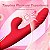 (JDY501-2) Vibrador Vai e Vem com Pulsador de Clitóris - 3 Cores - Imagem 6
