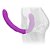 (HB17033) Vibrador Duplo Penetrável de Casal Strapless - Imagem 2