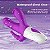 (WYN0319) Vibrador Vai e Vem com Sugador de Clitóris e Estimulador de Ânus - Imagem 5