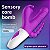 (WYN0319) Vibrador Vai e Vem com Sugador de Clitóris e Estimulador de Ânus - Imagem 4