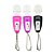 (LB6060) Mini Varinha Mágica Chaveiro Vibratório - 3 Cores - Imagem 1