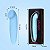 (LB1018) Vibrador Ponto G Aveludado com Ponta Achatada - 2 Cores - Imagem 8