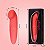 (LB1018) Vibrador Ponto G Aveludado com Ponta Achatada - 2 Cores - Imagem 9