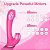 (SN51) Vibrador Leôncio Penetrável com Estimulador de Clitóris - Imagem 4