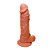 (LB3050) Mars Dildo Like Dobrável Cinta com Prótese Peniana - 17cm - Imagem 3