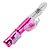 (ZXT-42) Vibrador Rabbit Vai e Vem com Estimulador de Clitóris - 3 Cores - À Pilha - Imagem 9