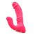 (XWE-002) Vibrador Penetrável Texturizado Vai e Vem com Estimulador de Clitóris - Imagem 2