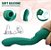 (JDY231) Vibrador com Pulsador e Línguinha para Clitóris - 5 Cores - Imagem 12