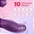 (JDY305) Vibrador Penetrável com Sugador de Clitóris - Imagem 7