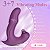 (JDY305-2) Vibrador Penetrável com Bolinha Estimuladora de Clitóris - Imagem 6