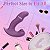 (JDY305-2) Vibrador Penetrável com Bolinha Estimuladora de Clitóris - Imagem 4