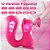 (JDY039-PINK) Vibrador Esquilo com Sugador e Rabo Penetrável - Dibe - Imagem 3
