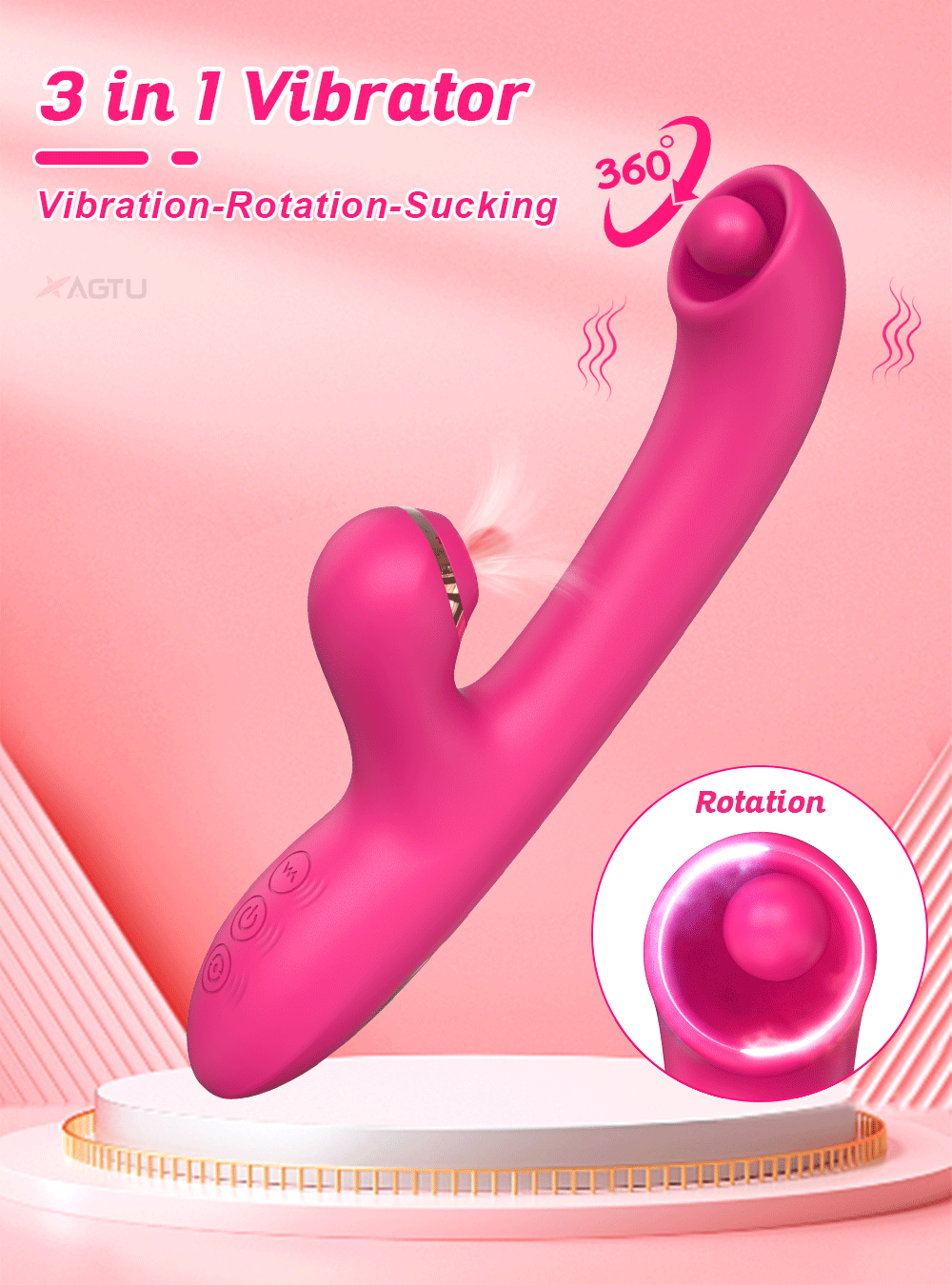 (LB7027) Vibrador com Bolinha para Ponto G e Estimulador de Clitóris - Imagem 9