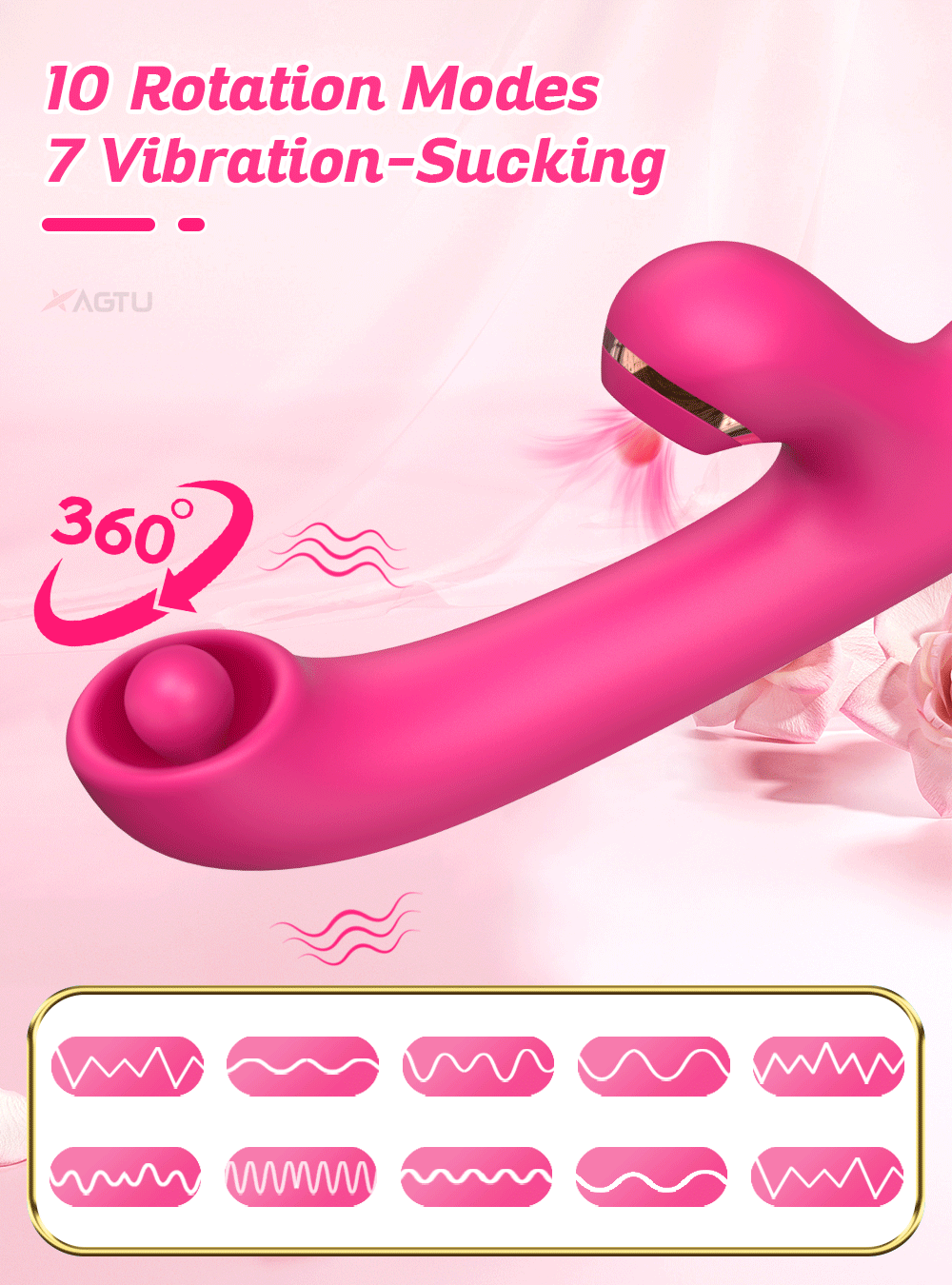 (LB7027) Vibrador com Bolinha para Ponto G e Estimulador de Clitóris - Imagem 3