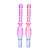 (LB6002) Vibrador Anal em Bastão Silicone Jelly - 2 Cores - Imagem 1