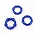 (LB6042-AZUL) Kit Anel Peniano 3 Unidades Retardador de Ereção - Azul - Imagem 2
