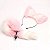 (LB3026-M) Kit Fantasia Erótica com 2 Peças - Branco com Rosa - Plug Tamanho M - Imagem 3