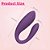 (SG1258) VIBRADOR DE CASAL VIA APLICATIVO- VERMELHO - Imagem 3