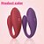 (SG1258) VIBRADOR DE CASAL VIA APLICATIVO- VERMELHO - Imagem 2