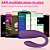(SG1258) VIBRADOR DE CASAL VIA APLICATIVO- VERMELHO - Imagem 7