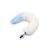 (RY003MPJ033) Plug Anal de Metal G com Rabo Branco e Azul - Imagem 1
