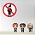 Placa Decorativa 20x20 - NÃO TOQUE NOS FUNKOS - Imagem 2