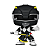 Funko Pop! Television - Power Rangers Black Ranger #1371 - Imagem 1