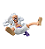 Figure King Of Artist: One Piece - Monkey D. Luffy Gear 5 - Imagem 1