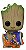 Funko Pop! Marvel -  Groot With Cheese Puffs #1196 - Imagem 1