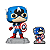 Funko Pop! Marvel Vingadores Captain America #1290 Exclusivo - Imagem 1